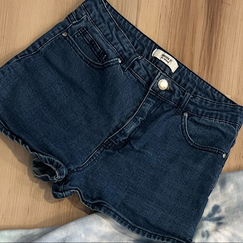 denim shorts